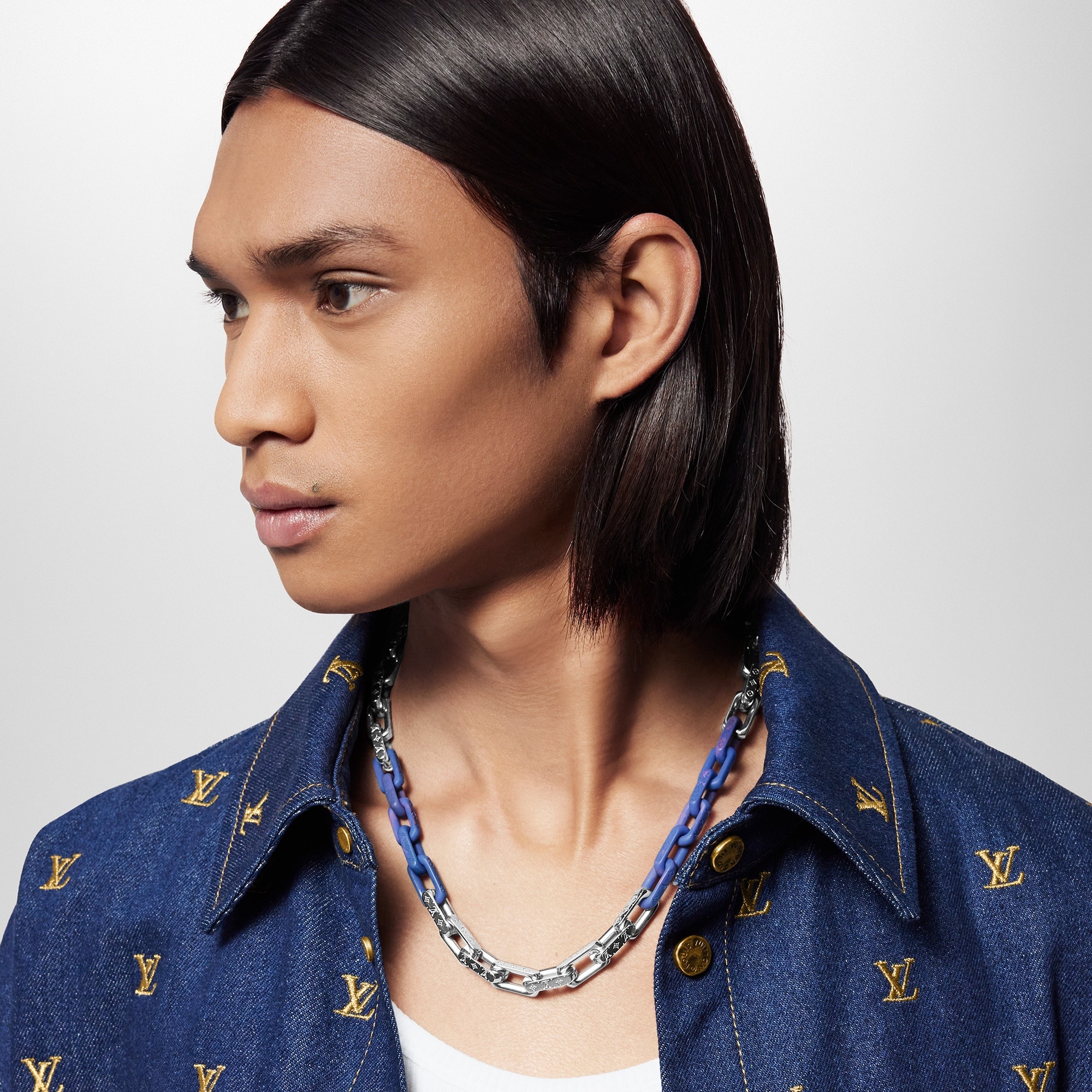 Monogram Chain Necklace - 4