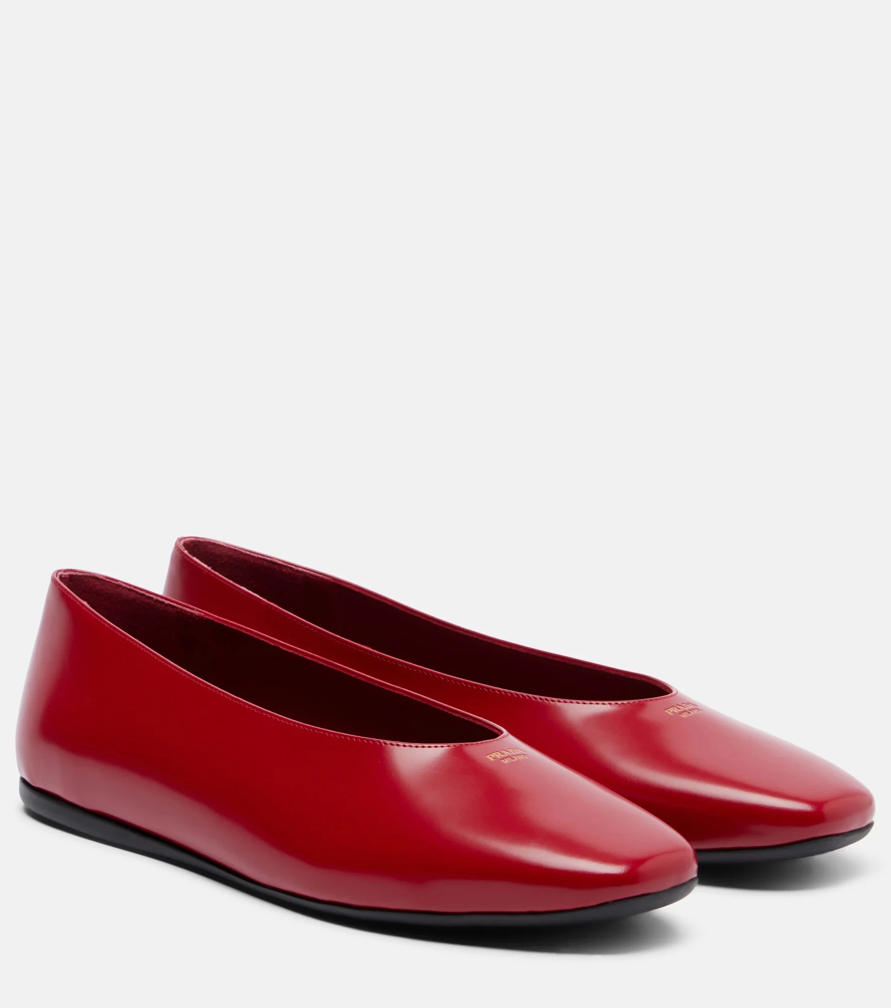 Leather ballet flats - 1