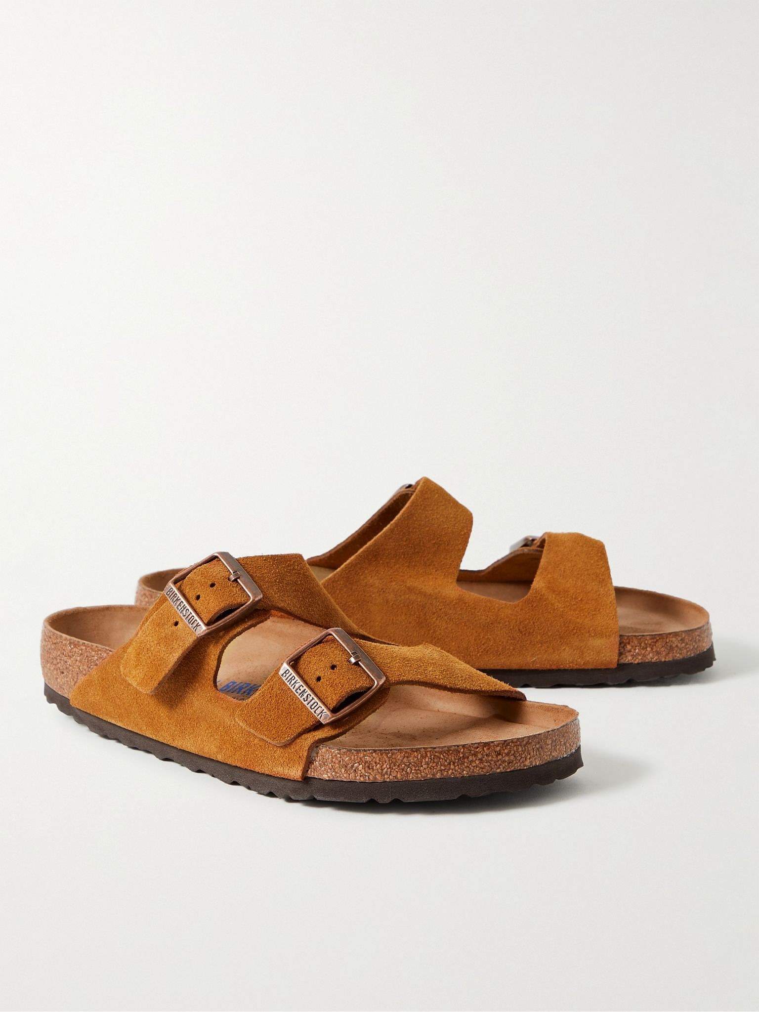 Arizona Suede Sandals Brown - 4