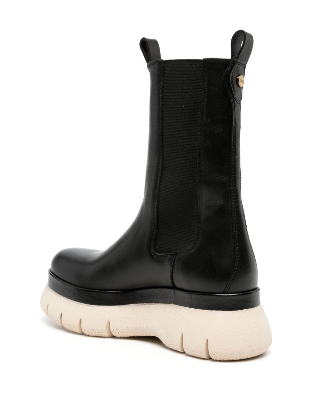 pull-on leather boots - 3