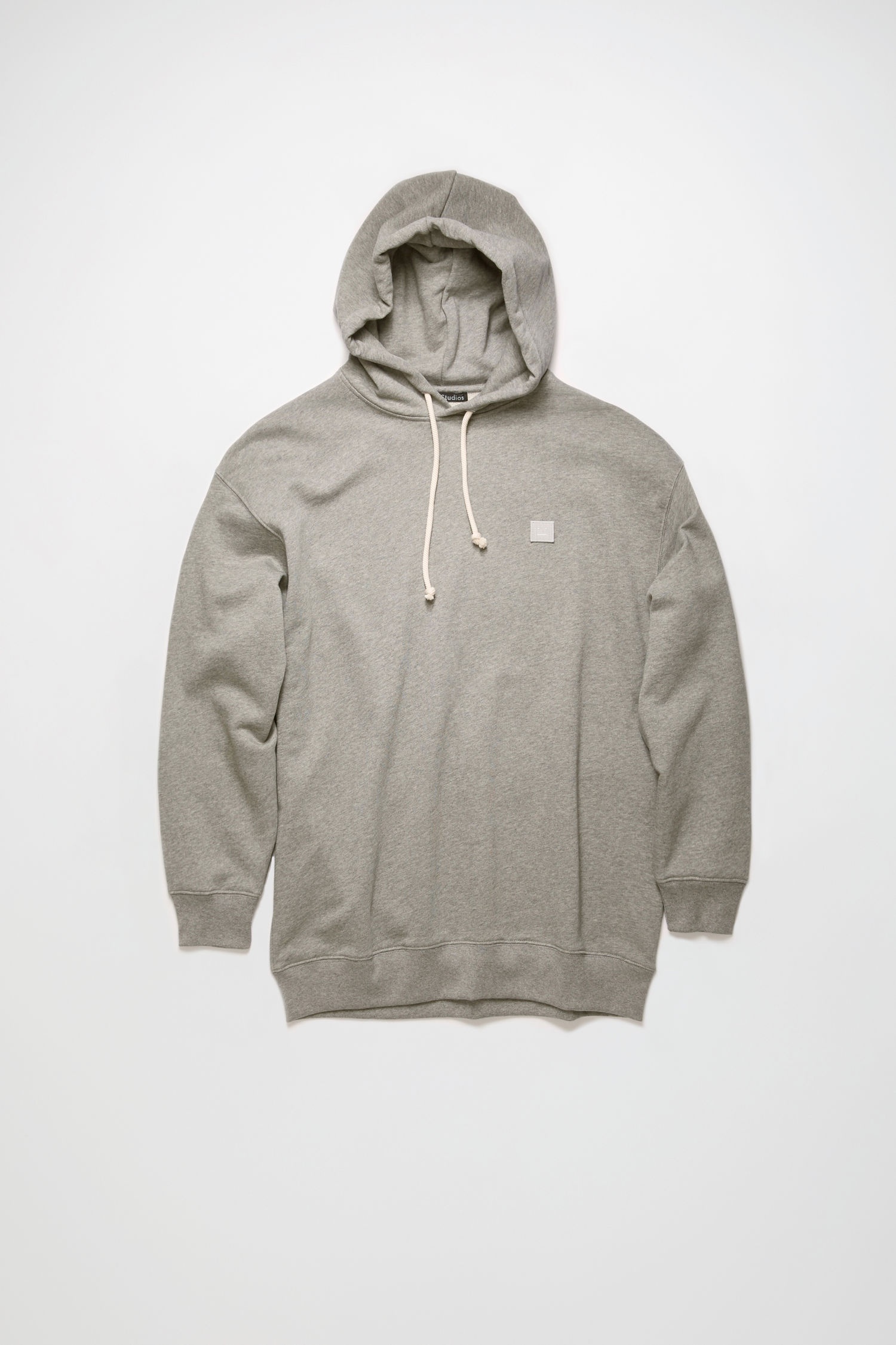 Hooded sweatshirt light grey melange - 1