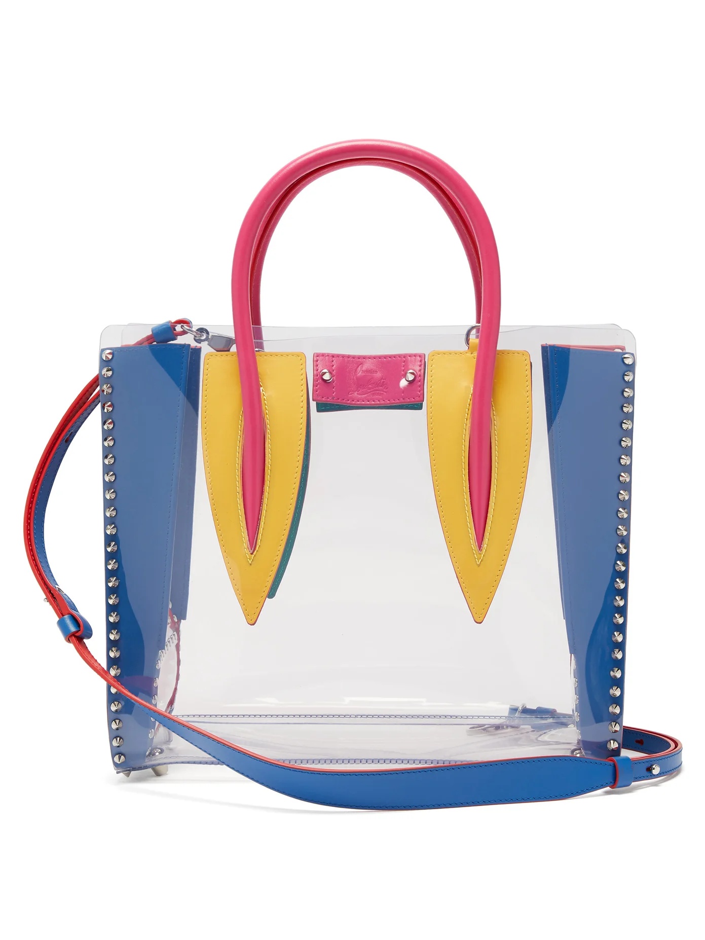 Paloma medium PVC and leather tote bag - 1