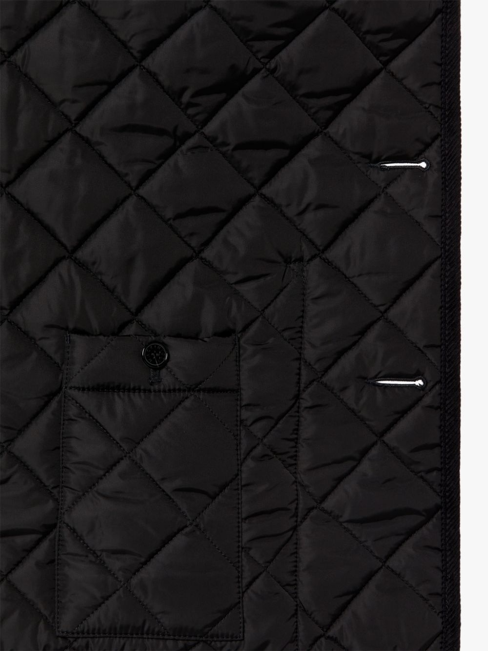 KINGDOM BLACK NYLON QUILTED JACKET | GQC-109 - 6
