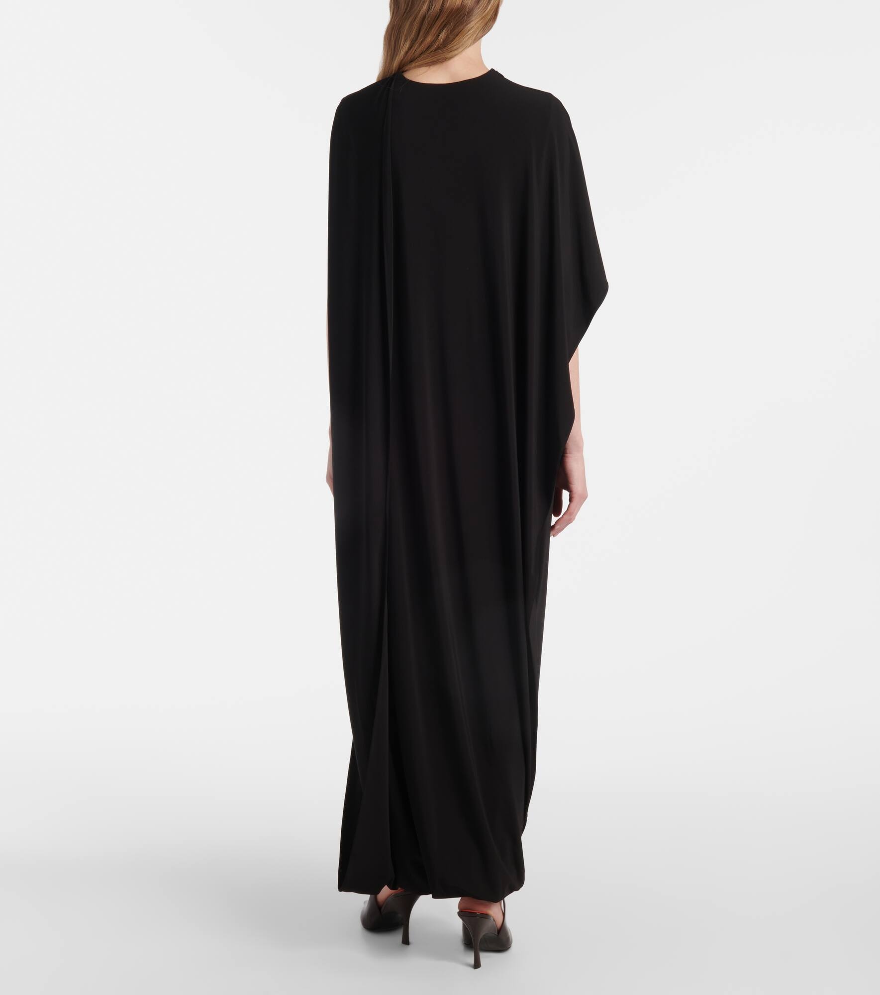 Caped ruched gown - 3