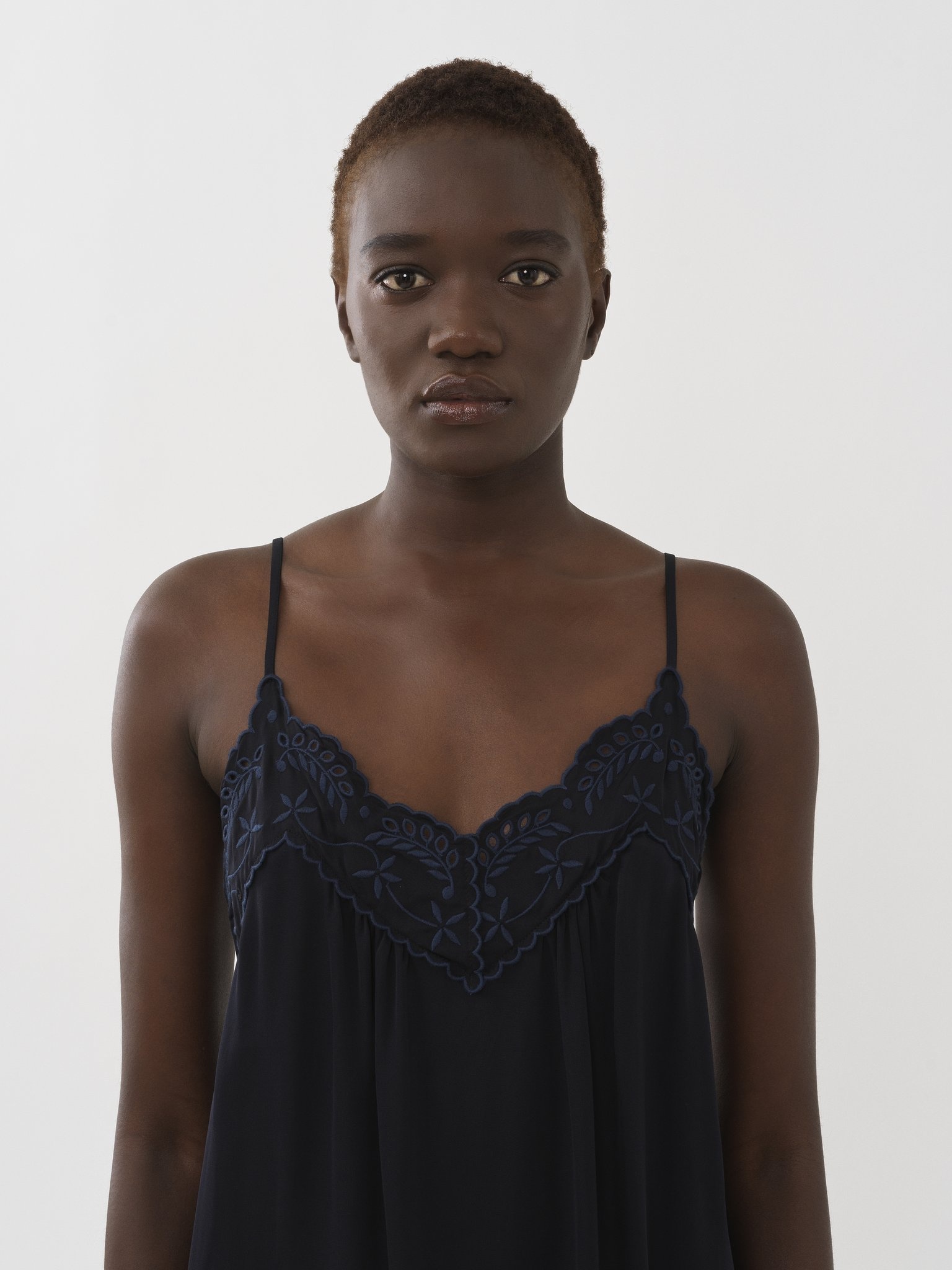EMBROIDERED SLIP TOP - 2