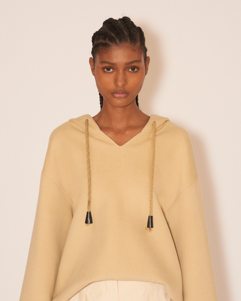 Nanushka MOSHE - Light double wool smock - Creme outlook