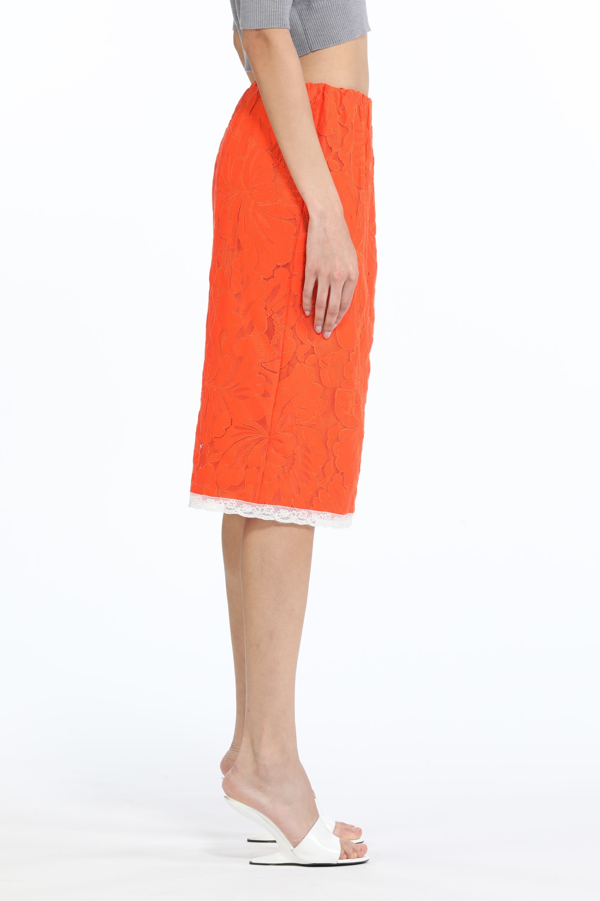 FLORAL-APPLIQUÉ SKIRT - 3