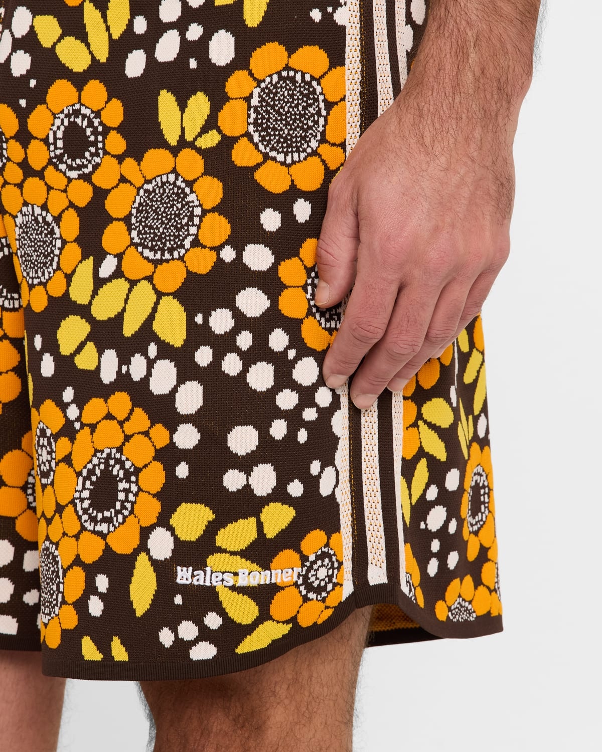 adidas x Wales Bonner Men's Floral Knit Shorts