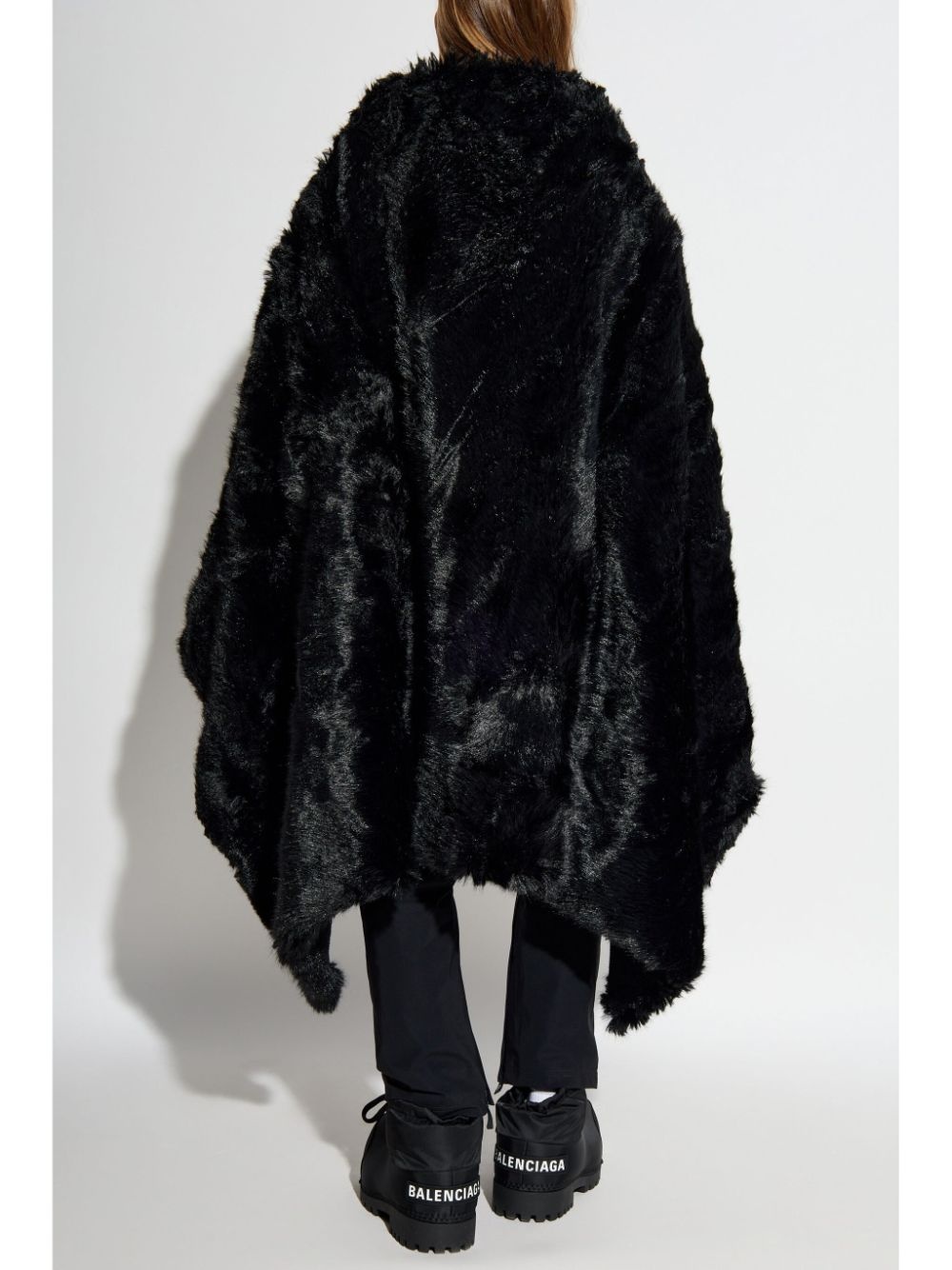 faux-fur coat - 4