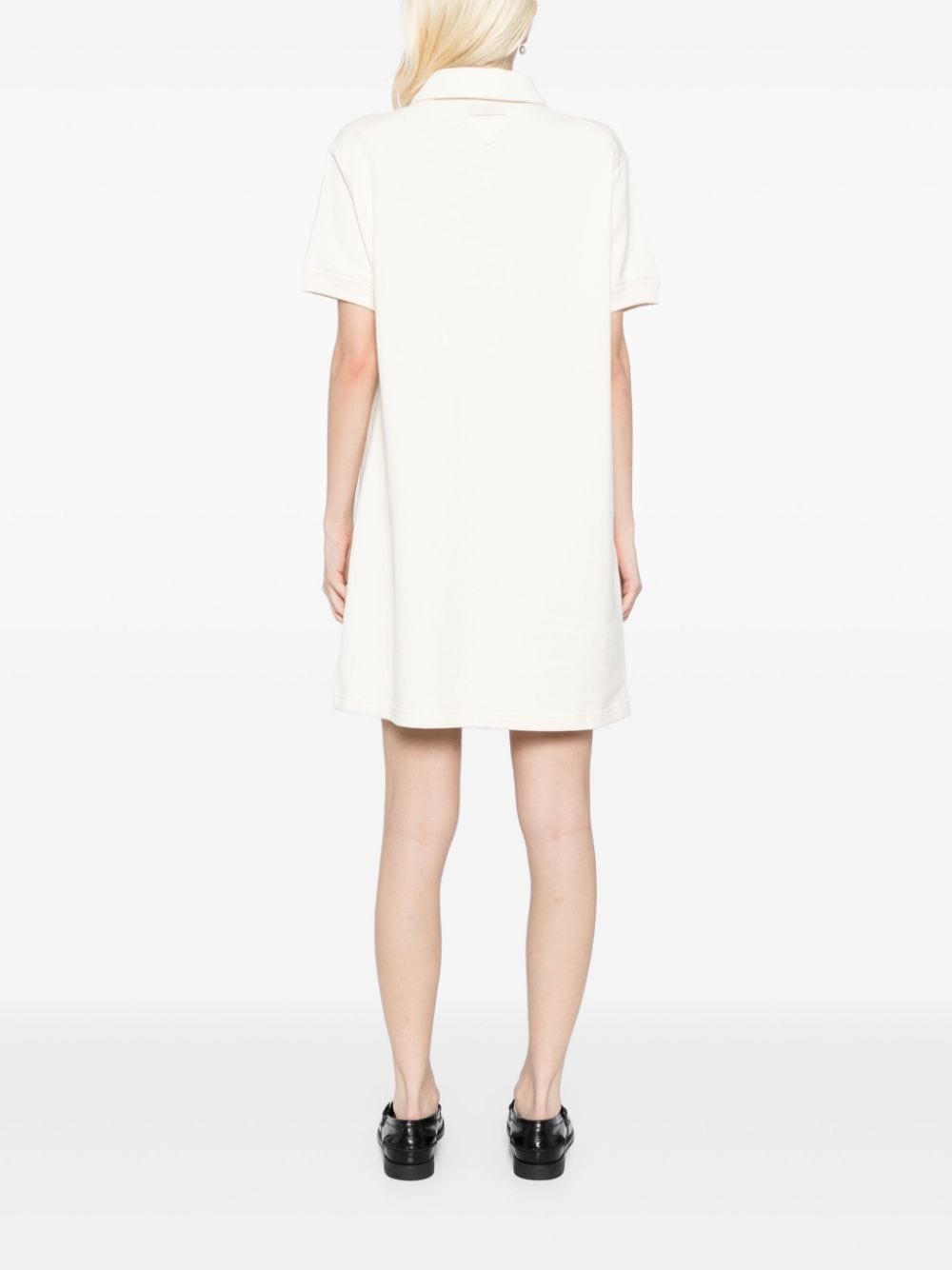 fleece short-sleeves mini dress - 4