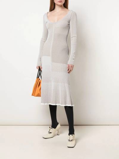 Proenza Schouler patchwork knitted dress outlook