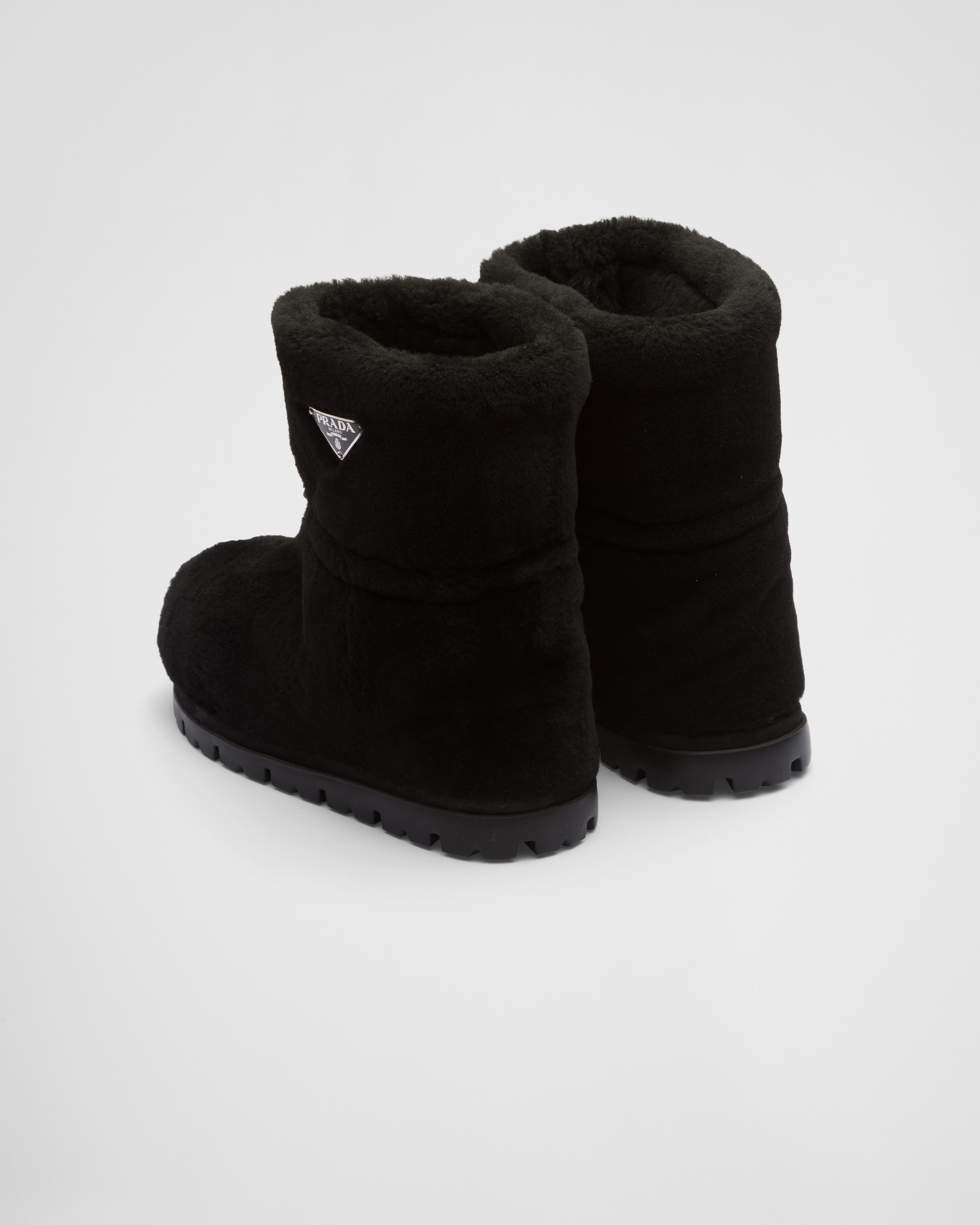 Shearling booties - 5