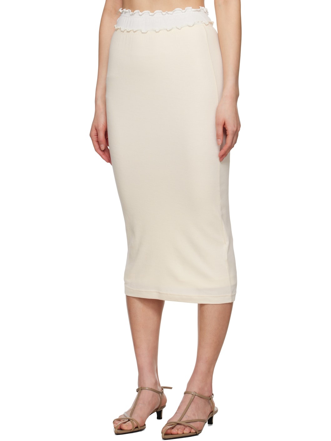 Multicolor Three Layers Midi Skirt - 4