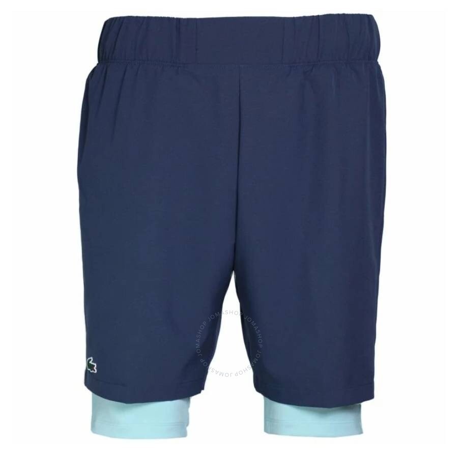 Lacoste Logo Active Sport Lined Shorts - 1