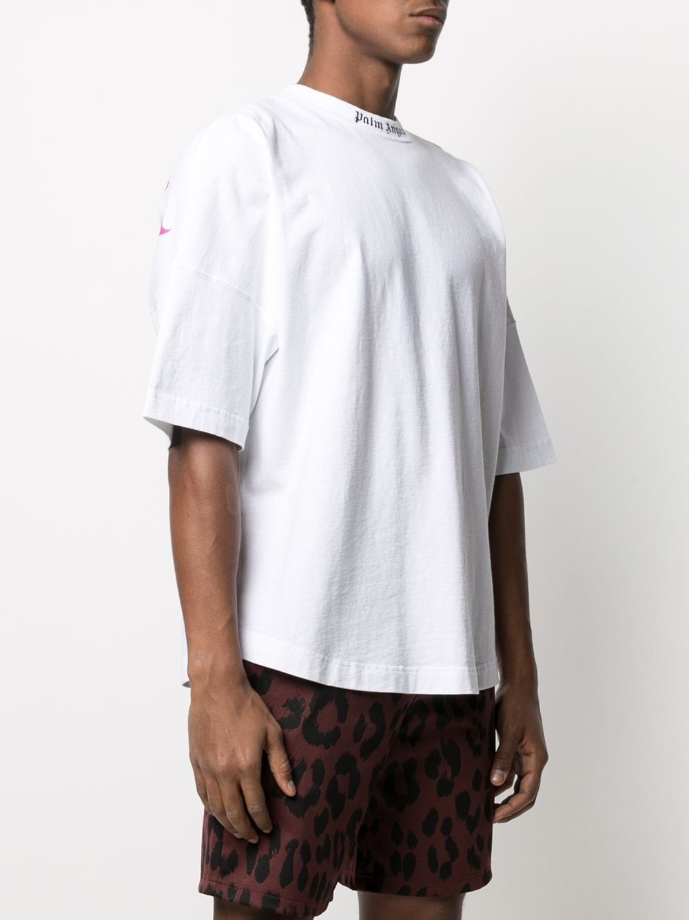 logo-print cotton T-shirt - 3