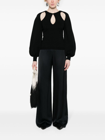 Chloé black cut-out sweater outlook