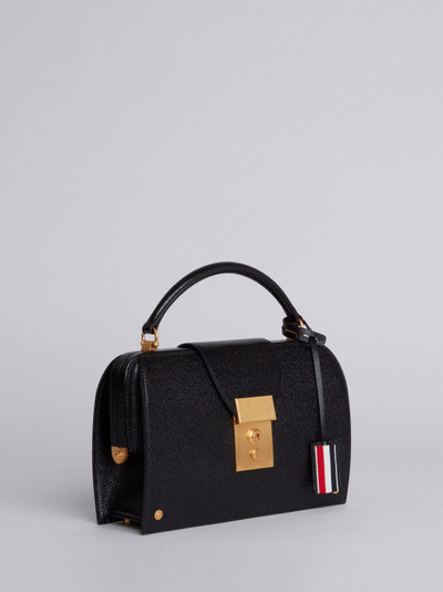 Thom Browne Black Pebbled Mrs. Thom Pocketbook Bag outlook