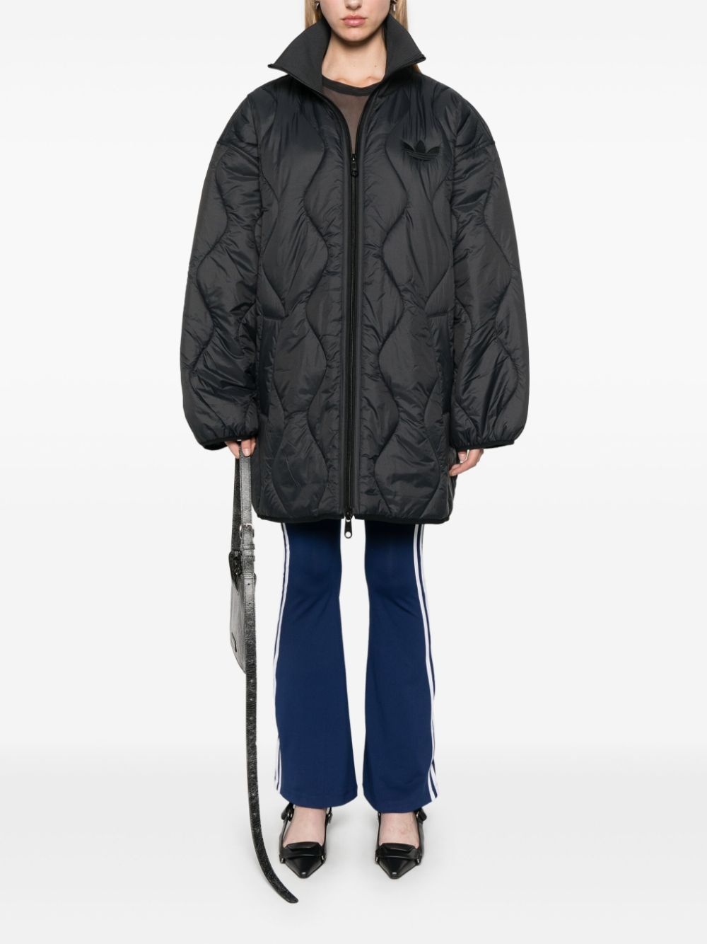 midi puffer coat - 2