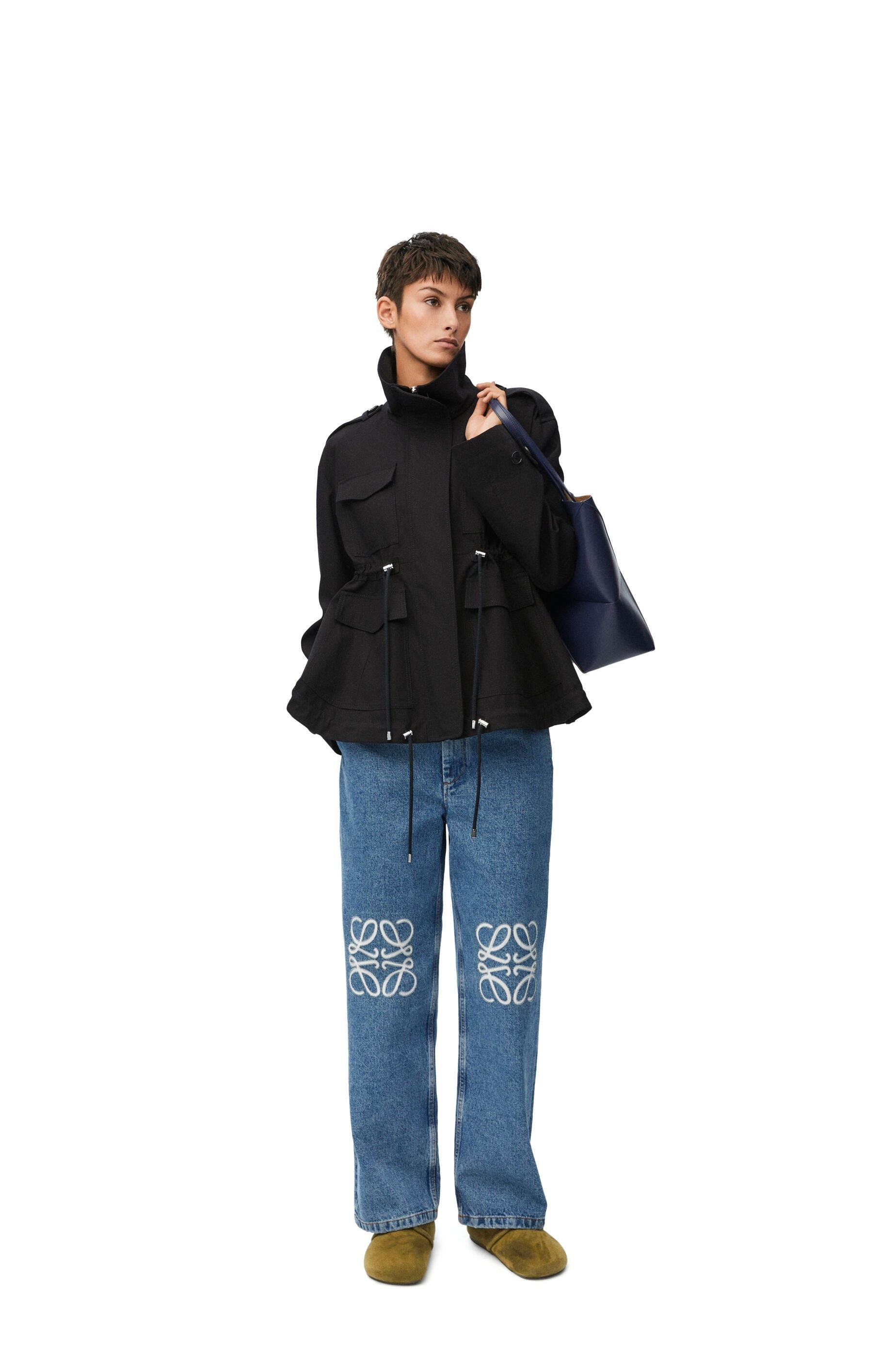 Anagram baggy jeans in denim - 2