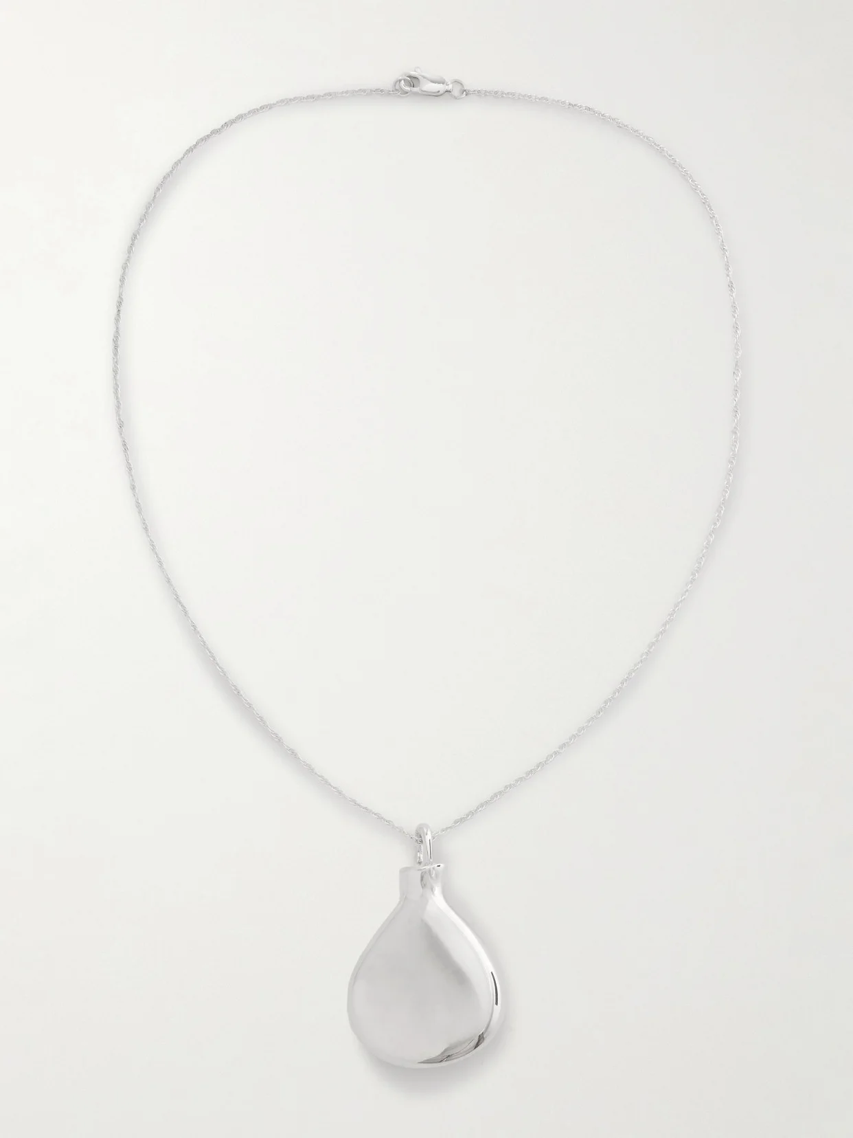 Perfume Silver Necklace - 1