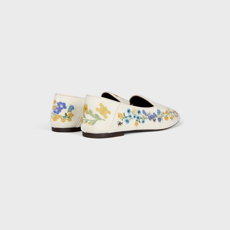 CELINE AURA LOAFER IN Flowers Embroidered Velvet outlook