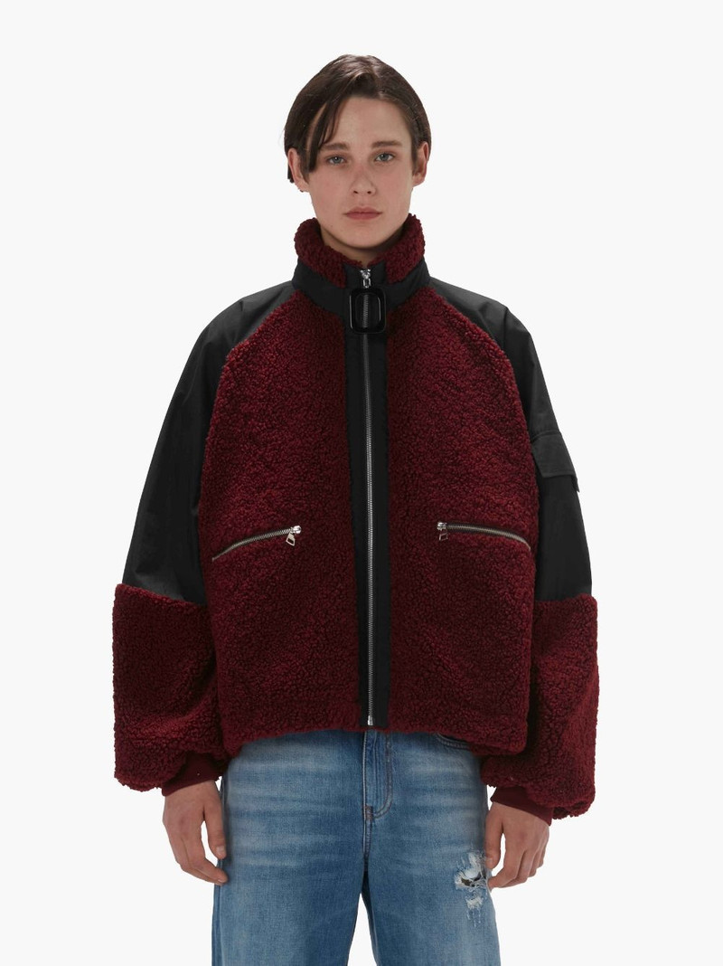 JW Anderson COLOUR BLOCK FLEECE TRACK TOP outlook