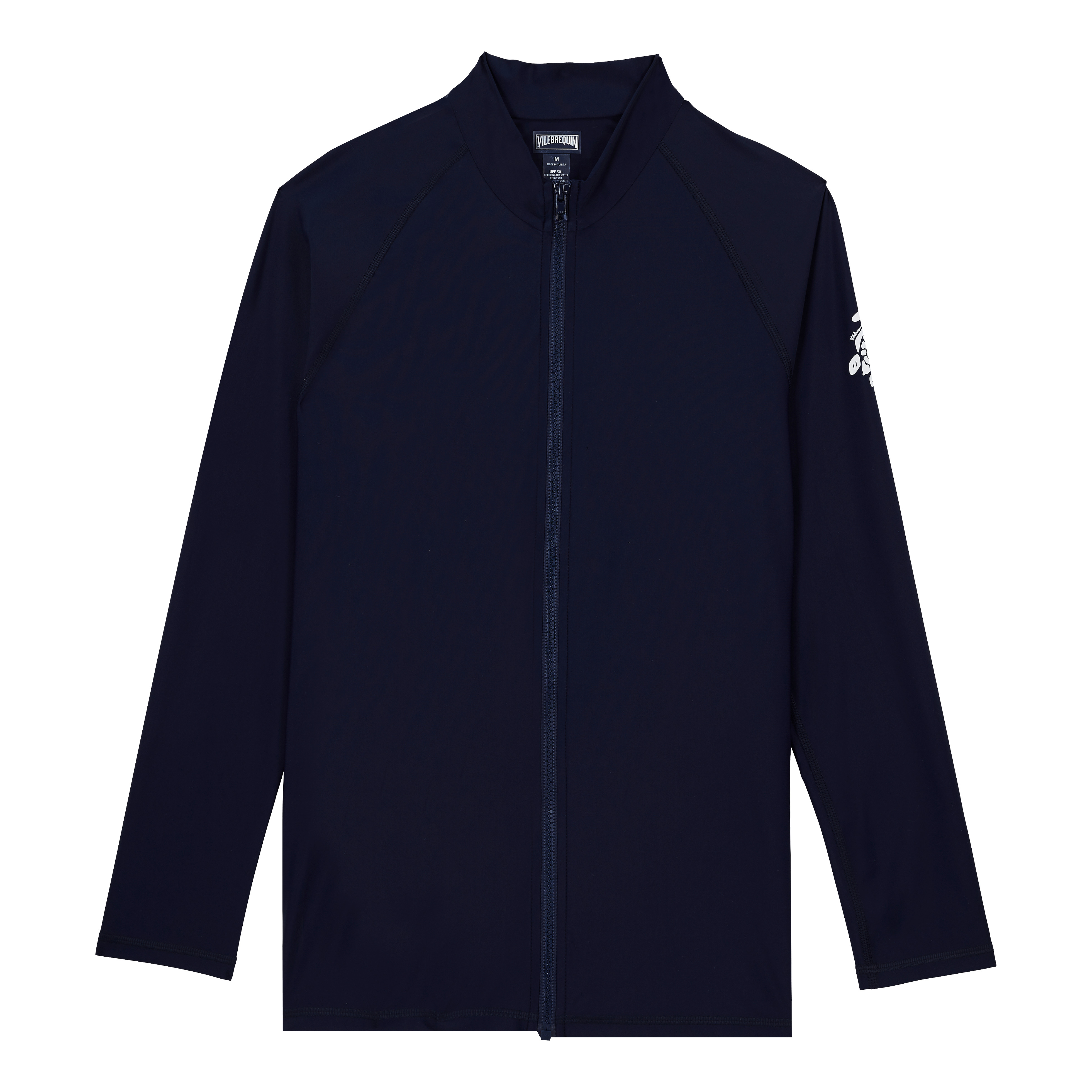 Men Zipped Long Sleeves Rashguard - 1