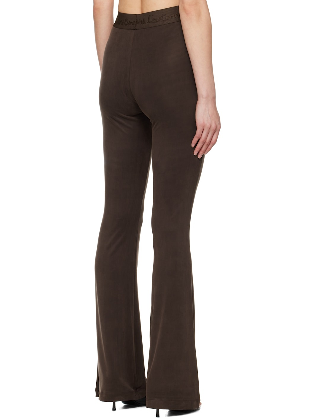 Brown Flared Leggings - 3