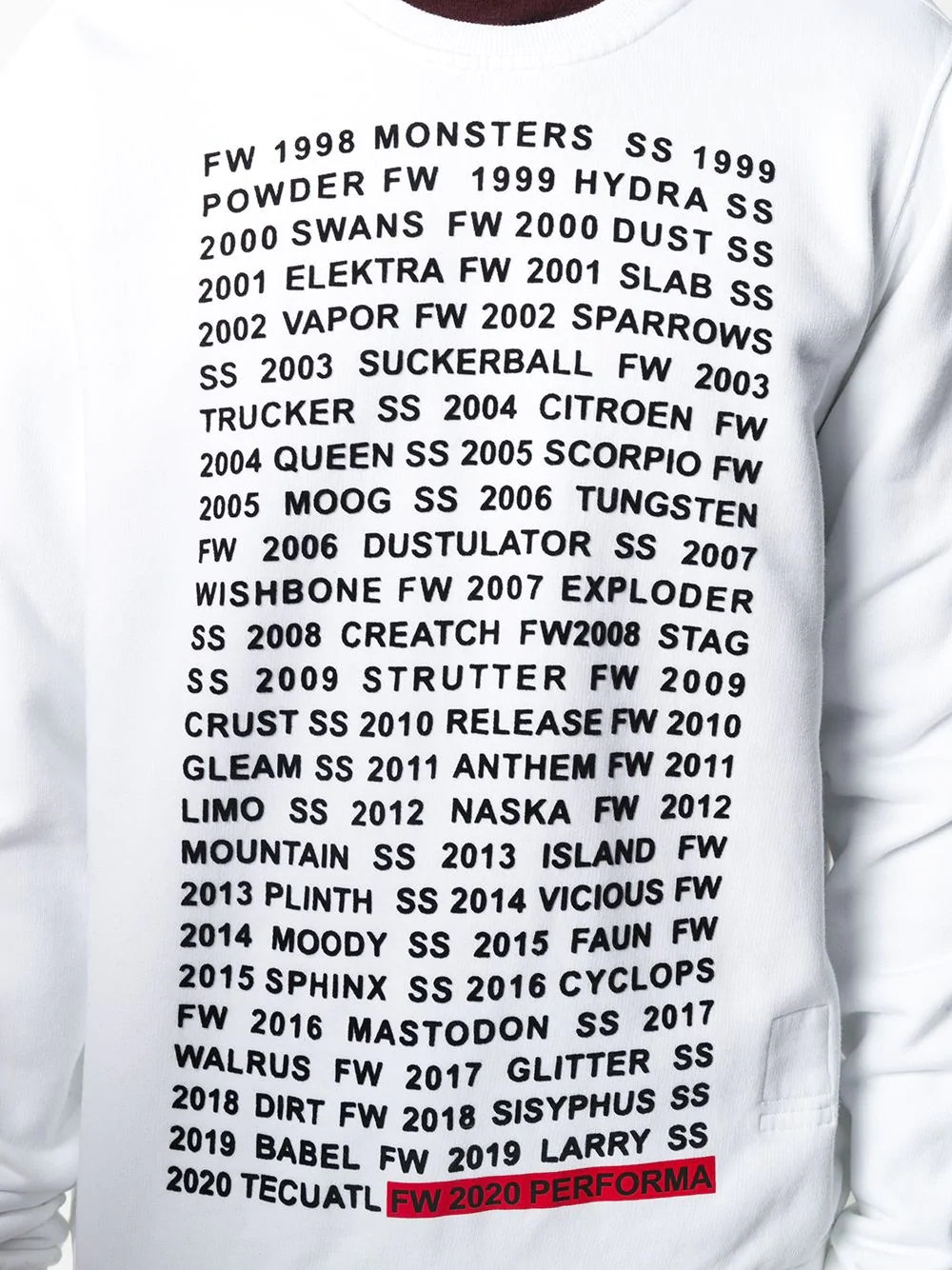 graphic lettering sweatshirt - 5