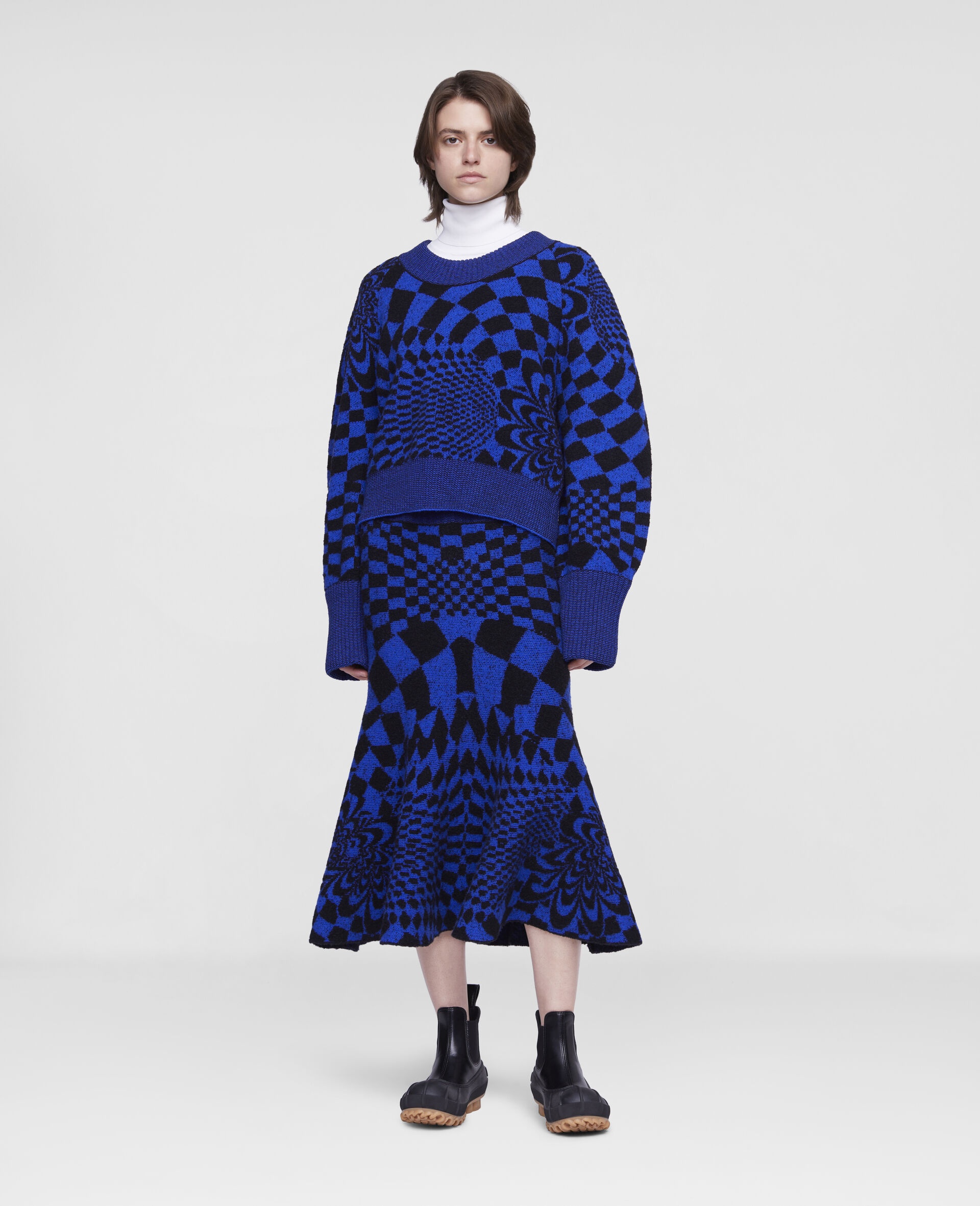 Geometric Pattern Skirt - 2