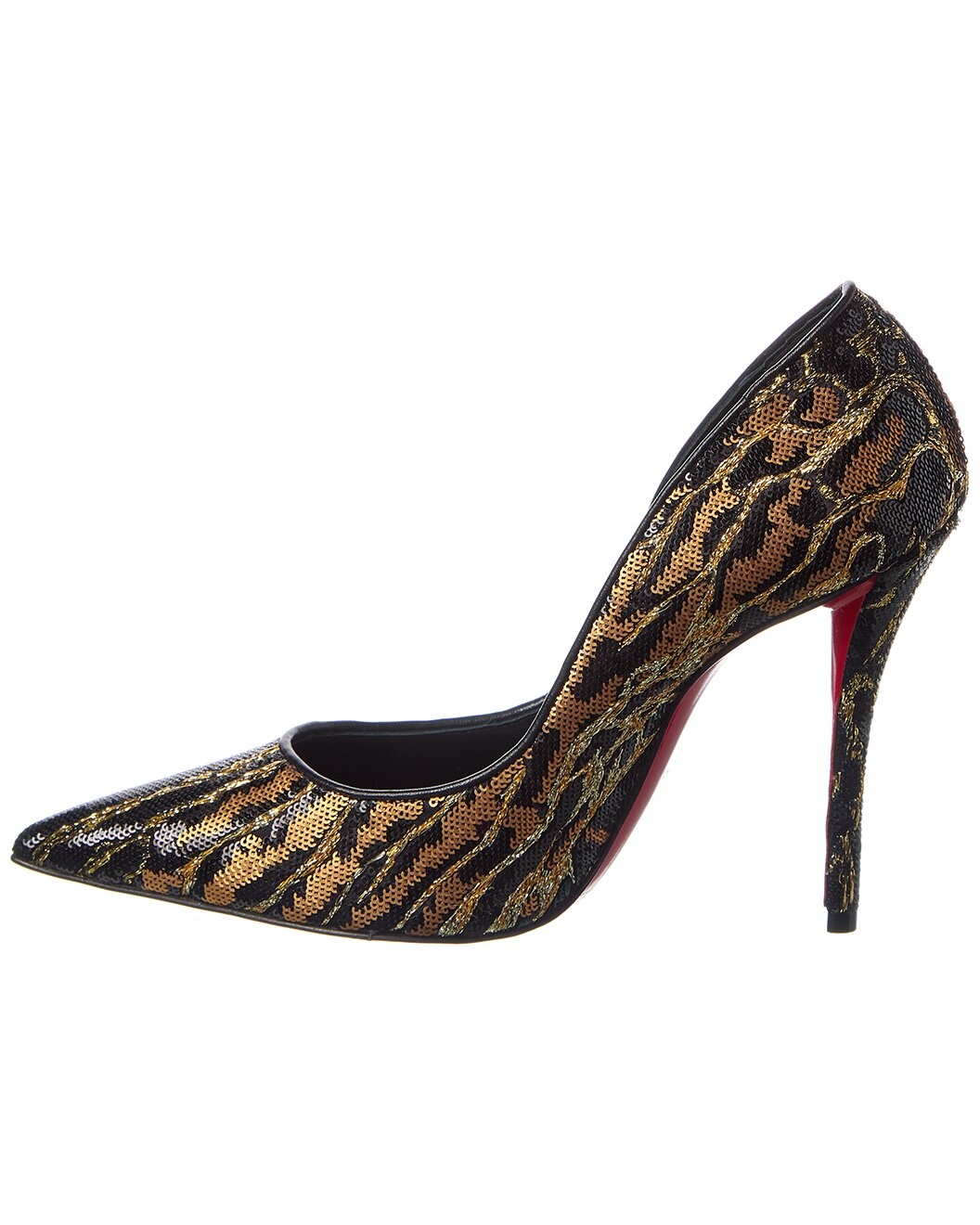 Christian Louboutin Miss Z Ocelot 100 Leather Pump - 2