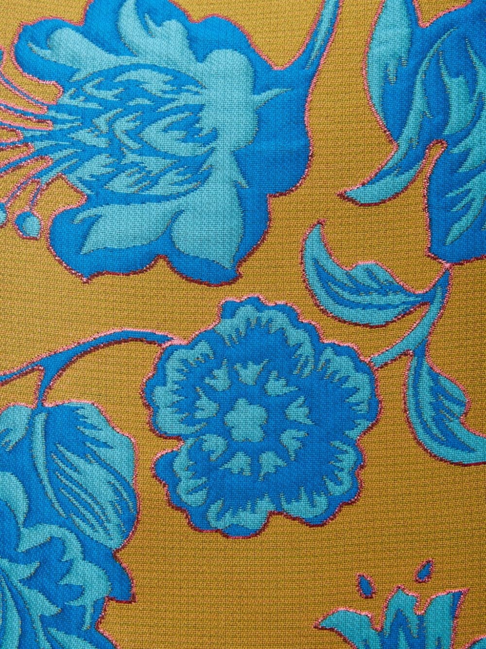 La Scala floral-jacquard blouse - 4
