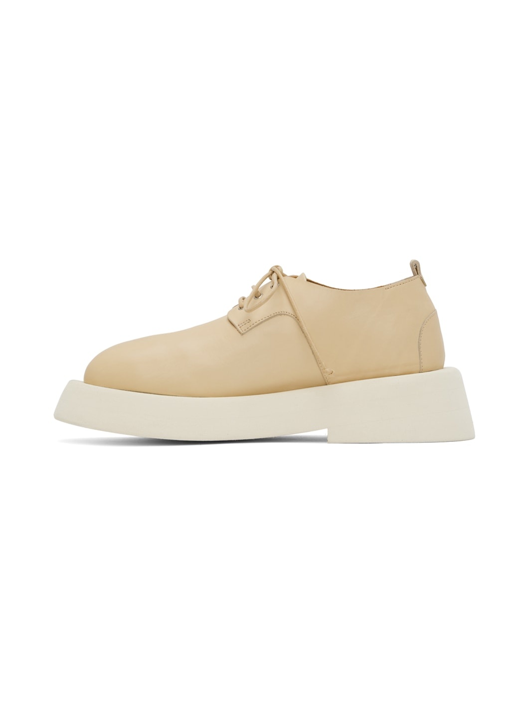 Beige Gommellone Derbys - 3