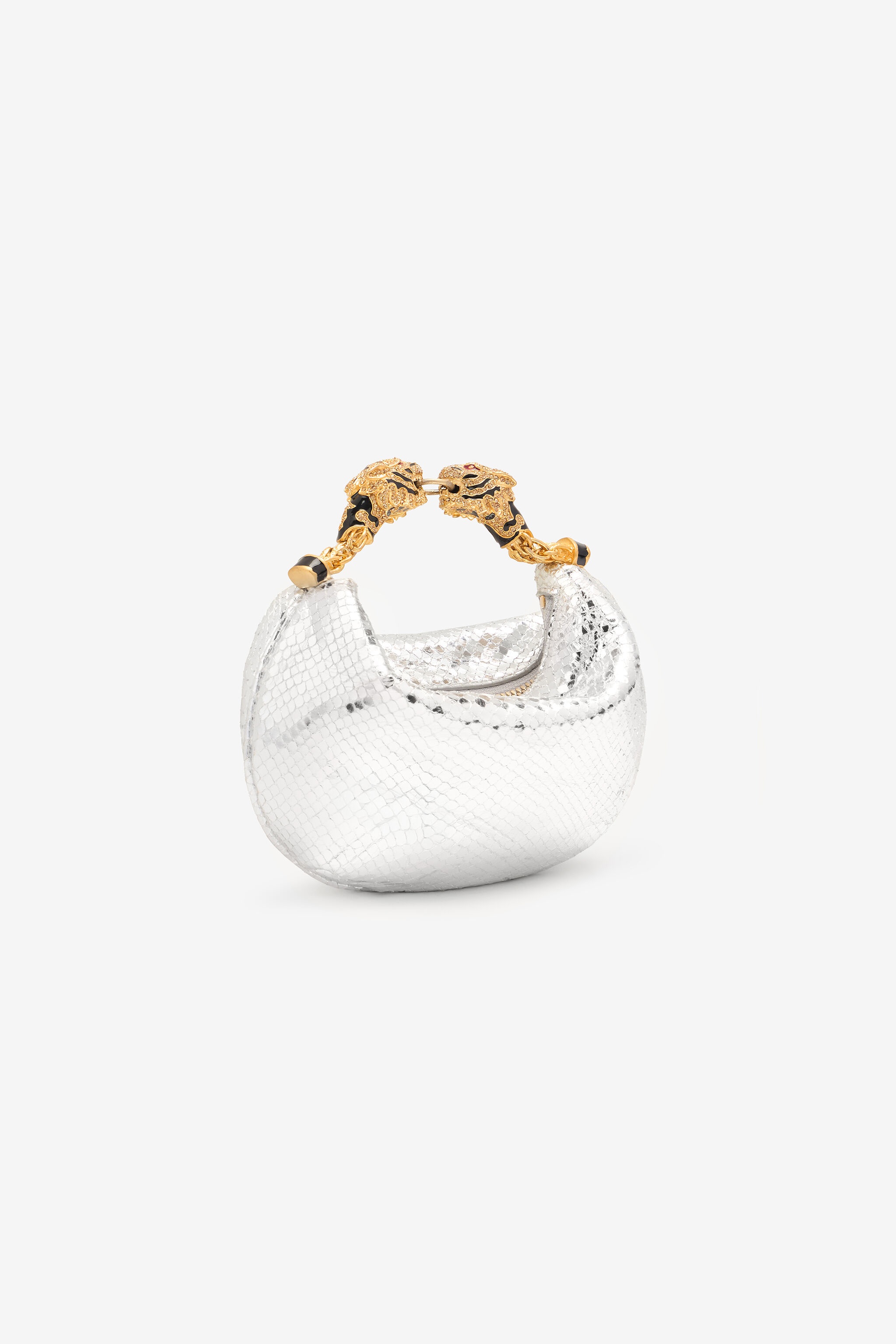 Mini Hobo Roar Bag With Snake Print - 5