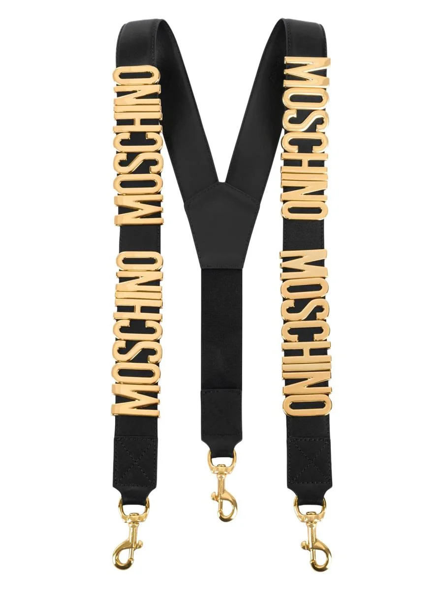 Moschino Logo Suspenders - 1