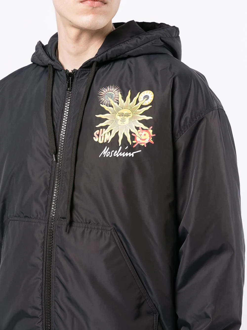 sun-print puffer jacket - 5