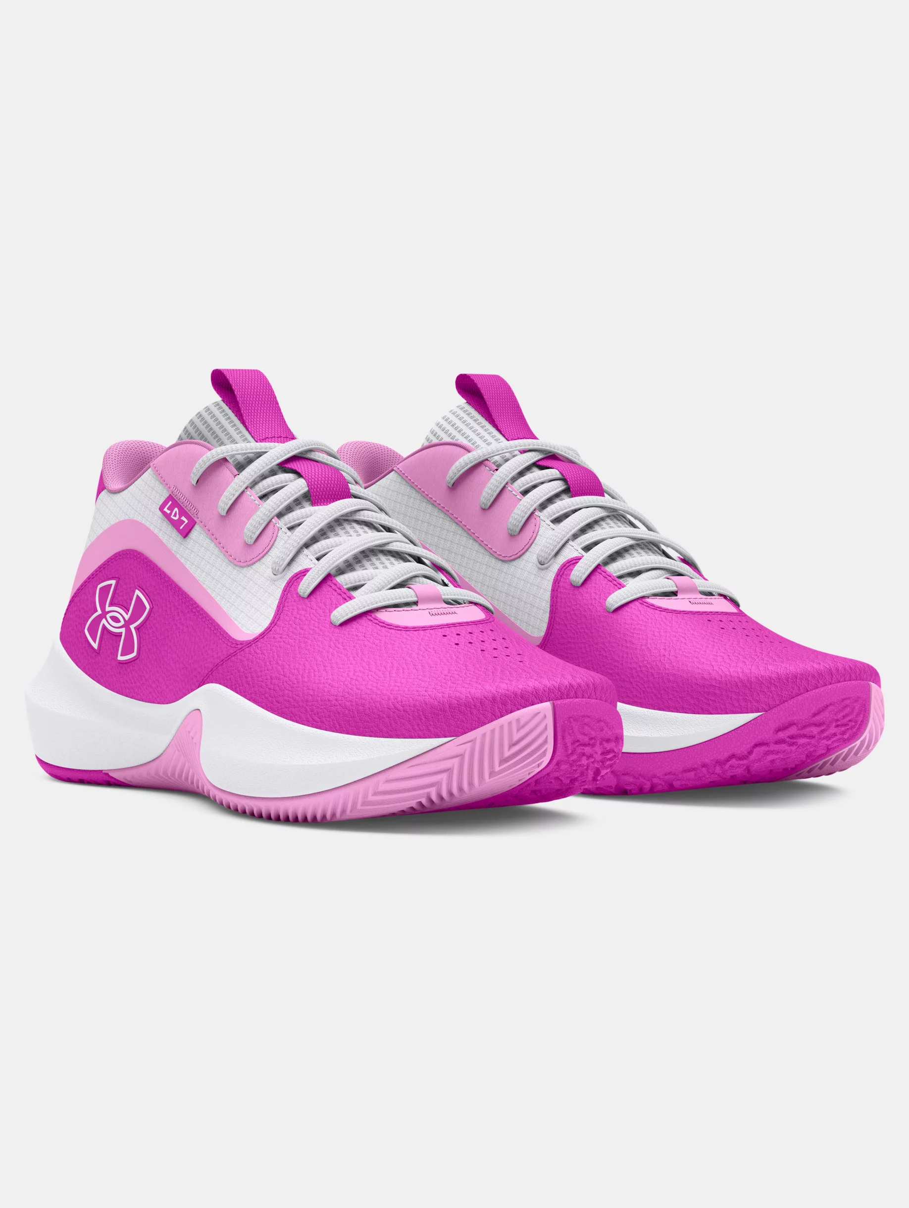 Unisex UA Lockdown 7 Basketball Shoes - 5