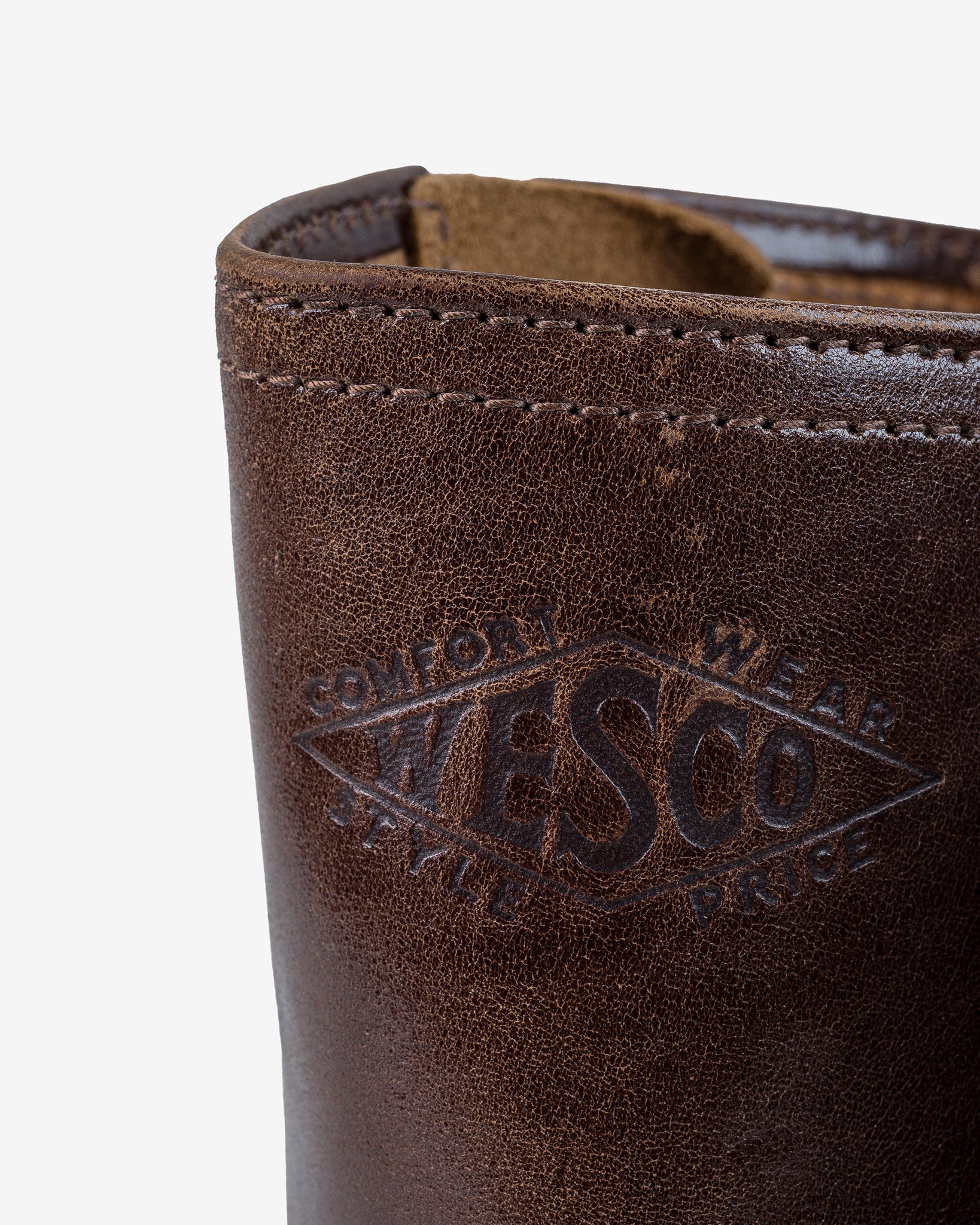 WESCO-MRLOU-BRN Wesco® - 10" Horsehide  Engineer Boot - Brown. The "Mister Lou" - 8