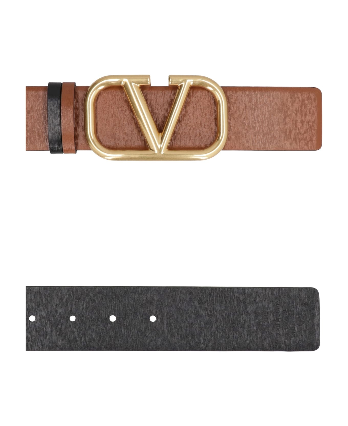 Valentino Garavani - Reversible Leather Belt - 4
