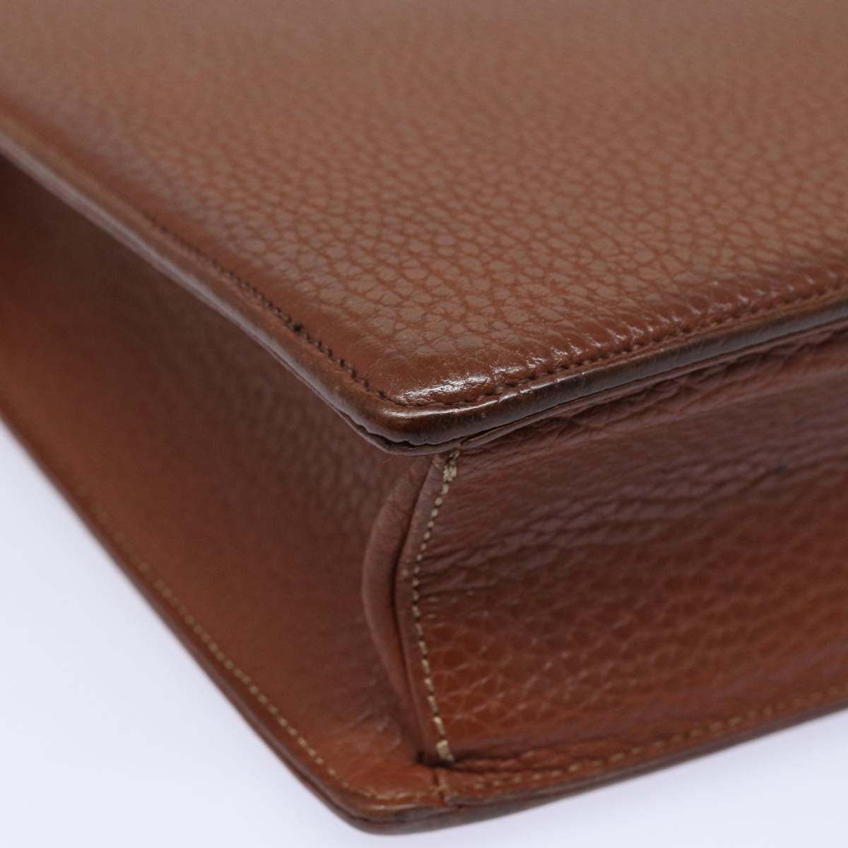 Burberry Hand Bag Leather Brown - 11