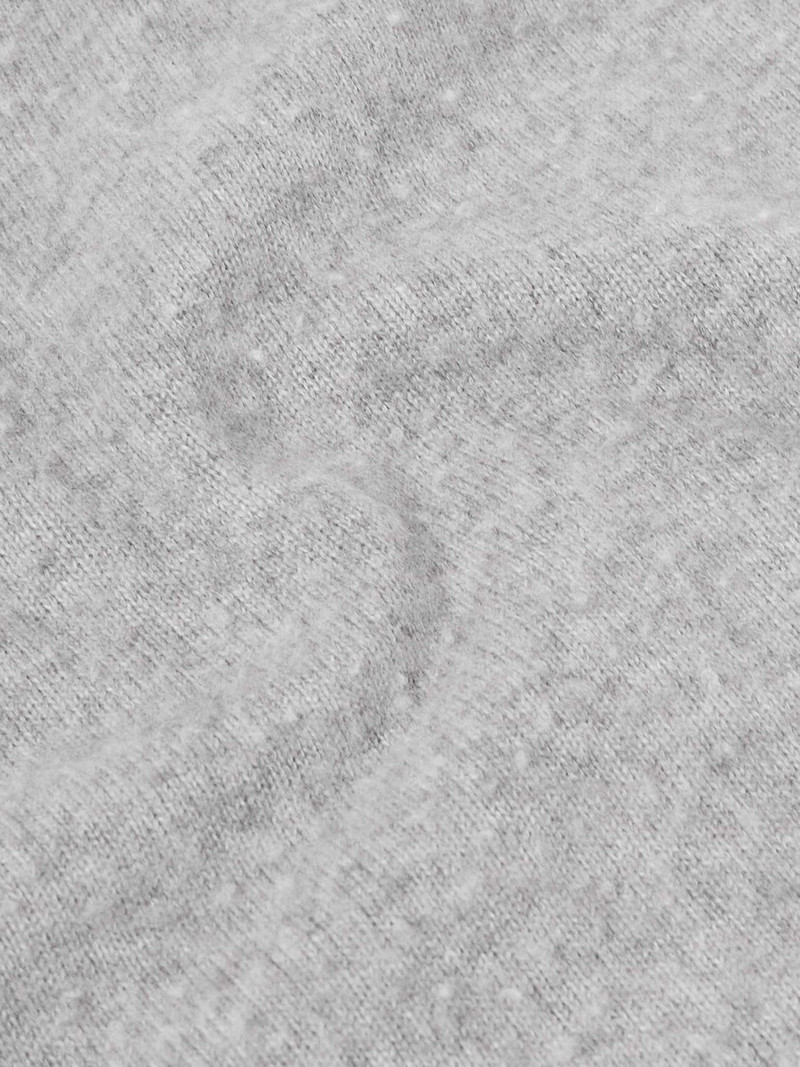 Brushed Cashmere and Cotton-Blend Sweater 4