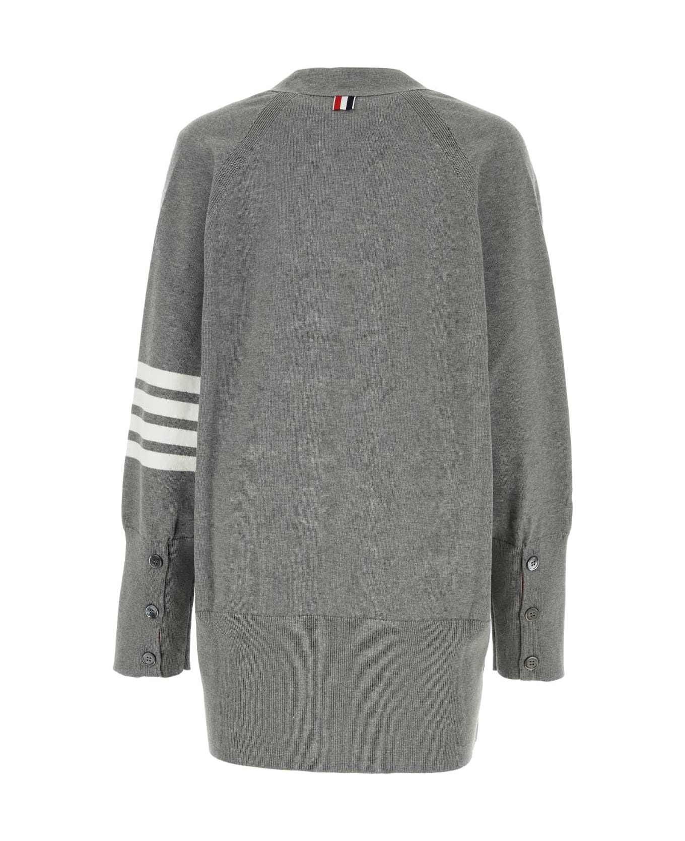 Grey Wool Oversize Cardigan - 2