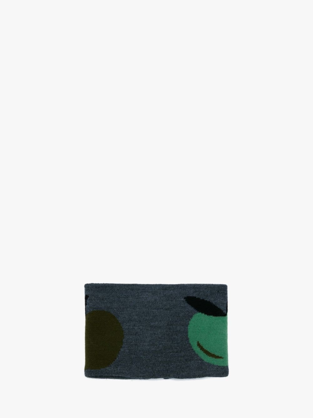 INTARSIA NECKBAND WITH APPLE MOTIF - 2