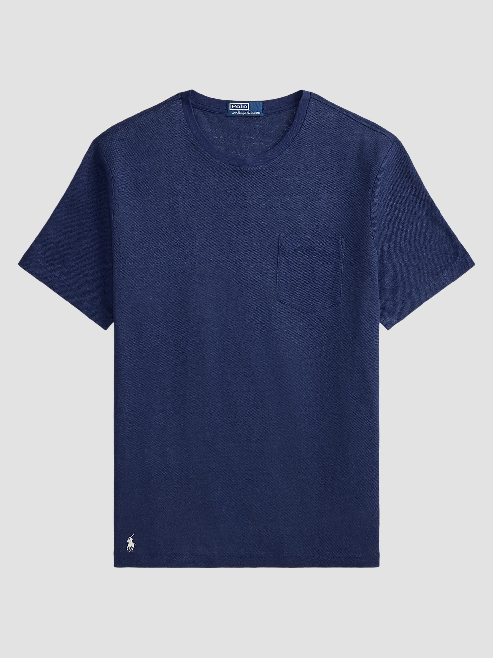 Men's Standard-Fit Linen Mesh T-Shirt - Newport Navy - 1