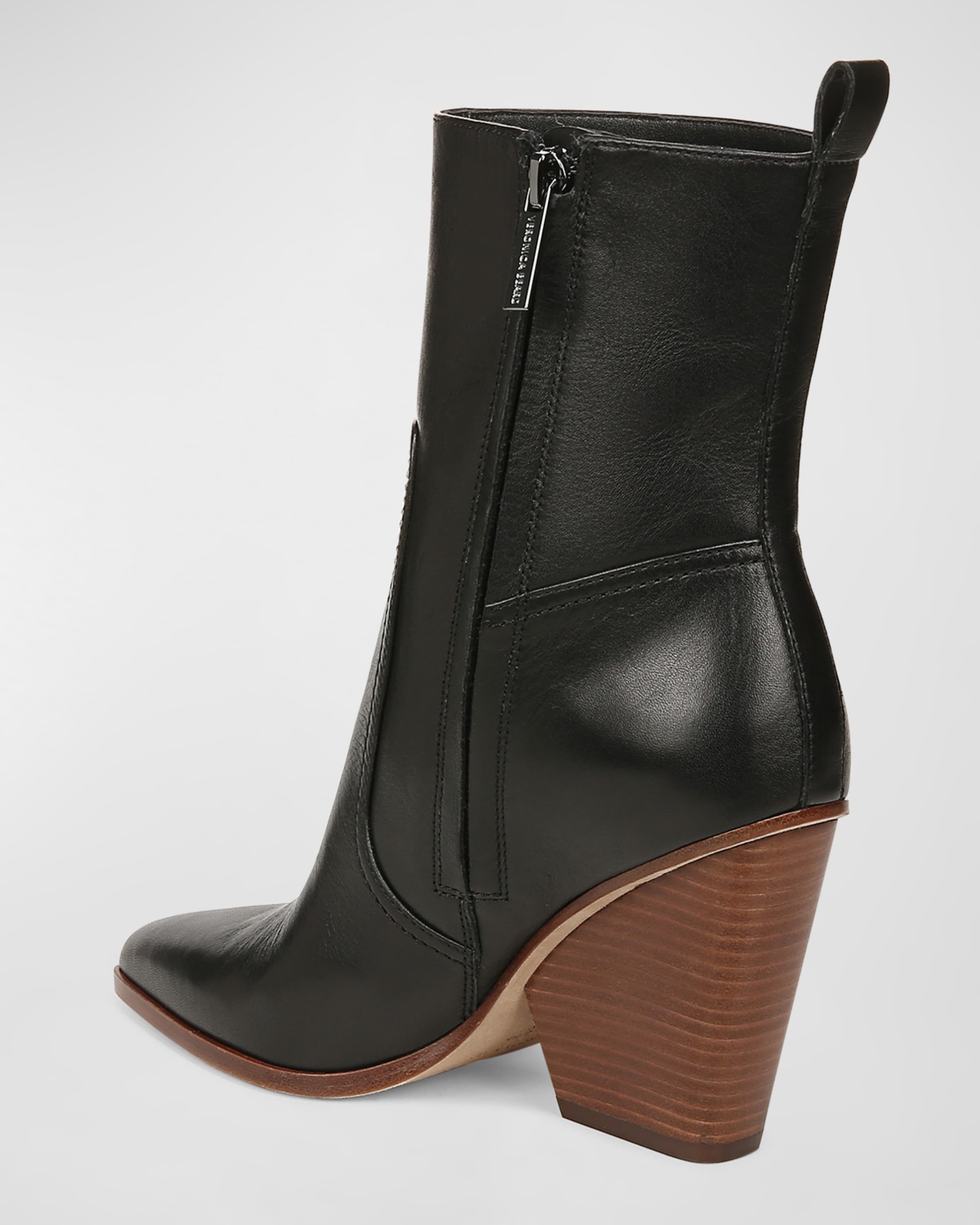 Logan Leather Ankle Boots - 2