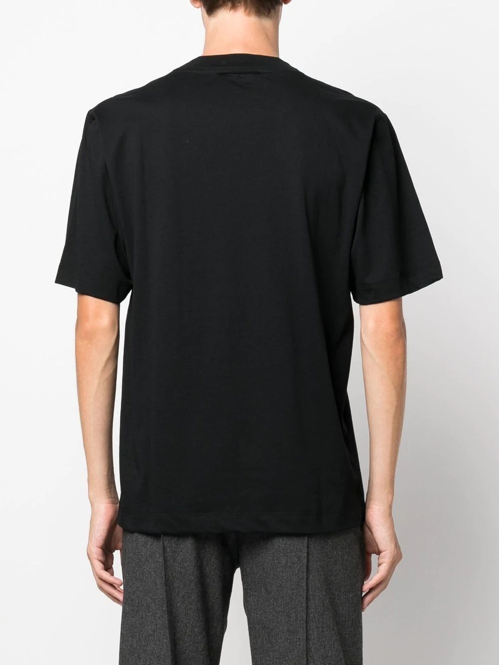 logo-embroidered oversize T-shirt - 4