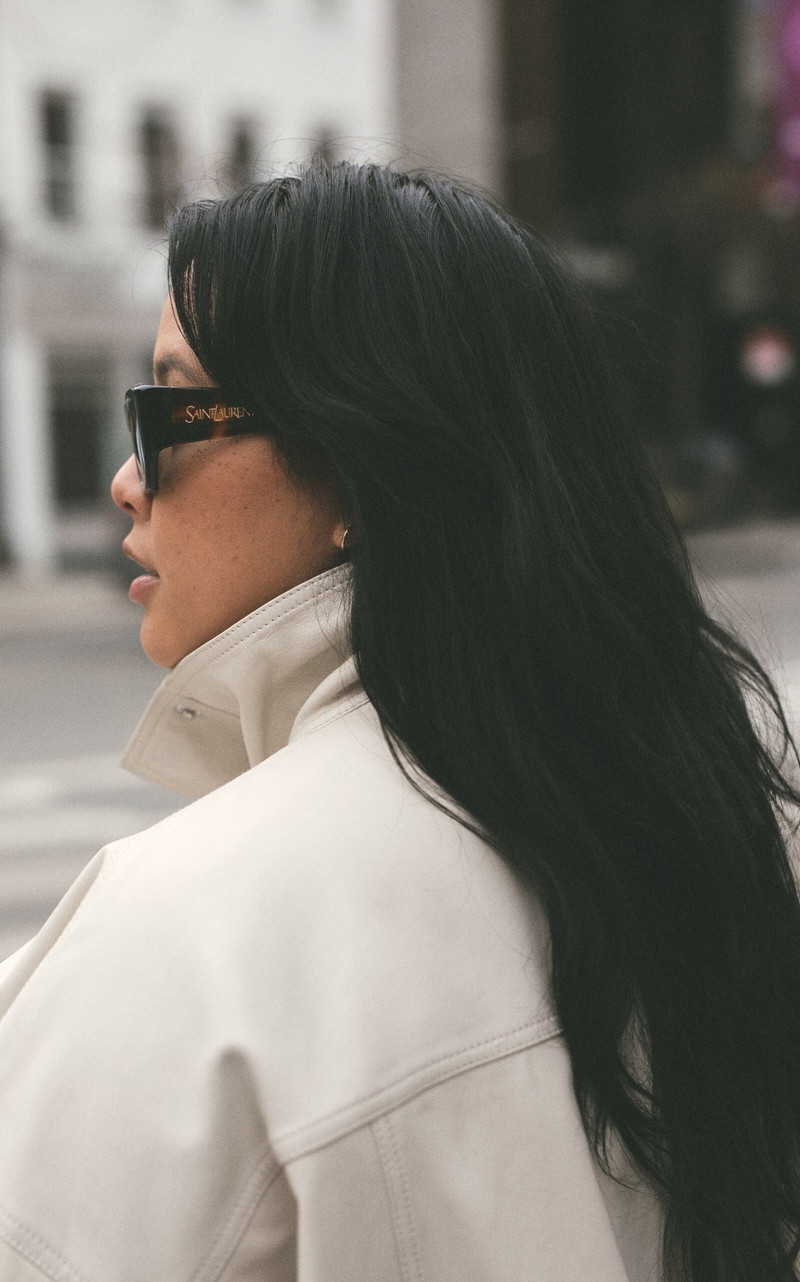 SAINT LAURENT Square-Frame Acetate Sunglasses brown outlook