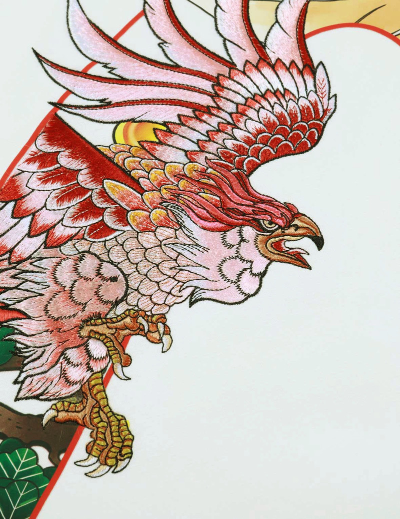 EAGLE DAICOCK PRINT AND EMBROIDERY SWEATSHIRT 7