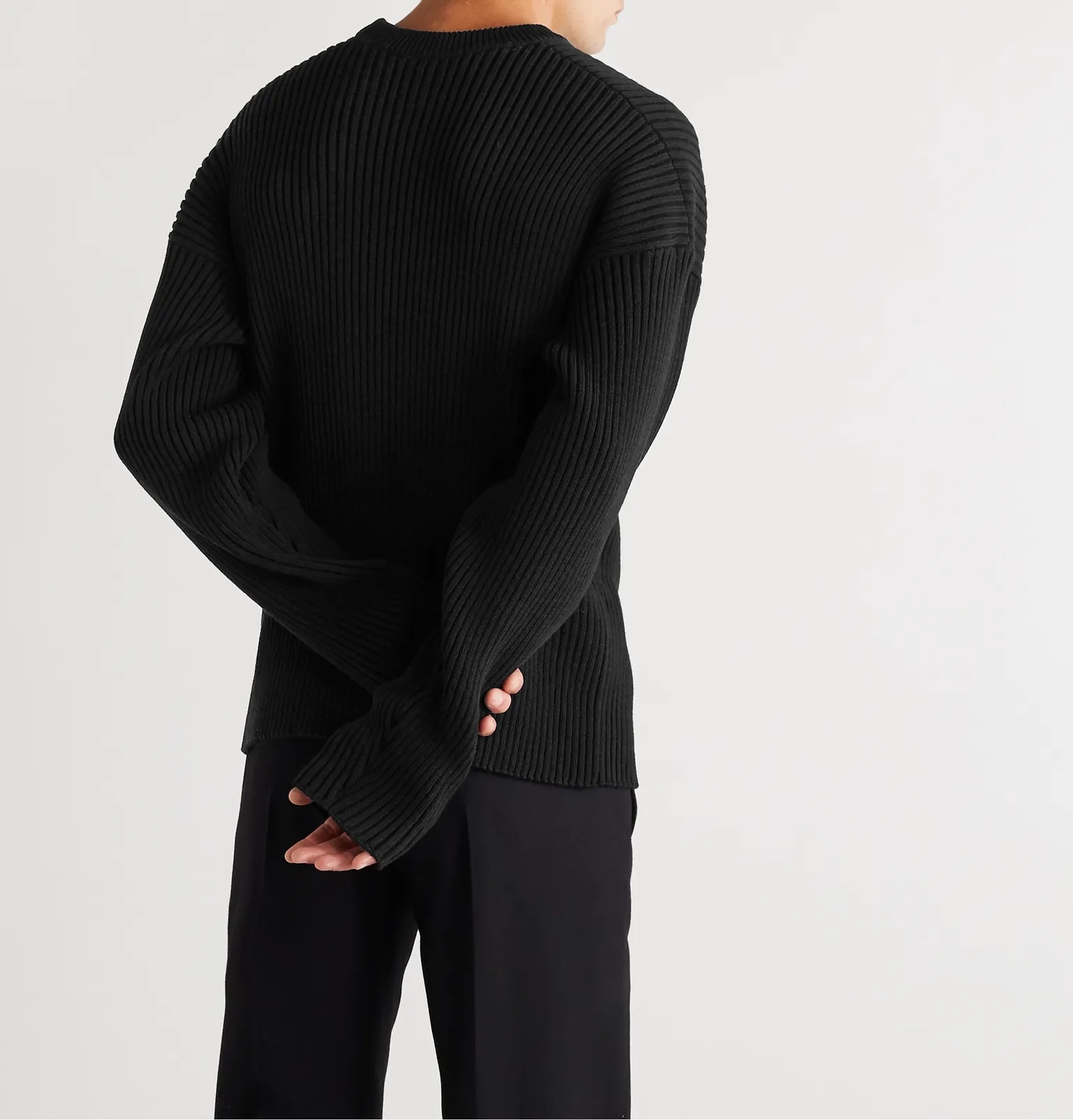 Ribbed Wool-Blend Sweater - 4