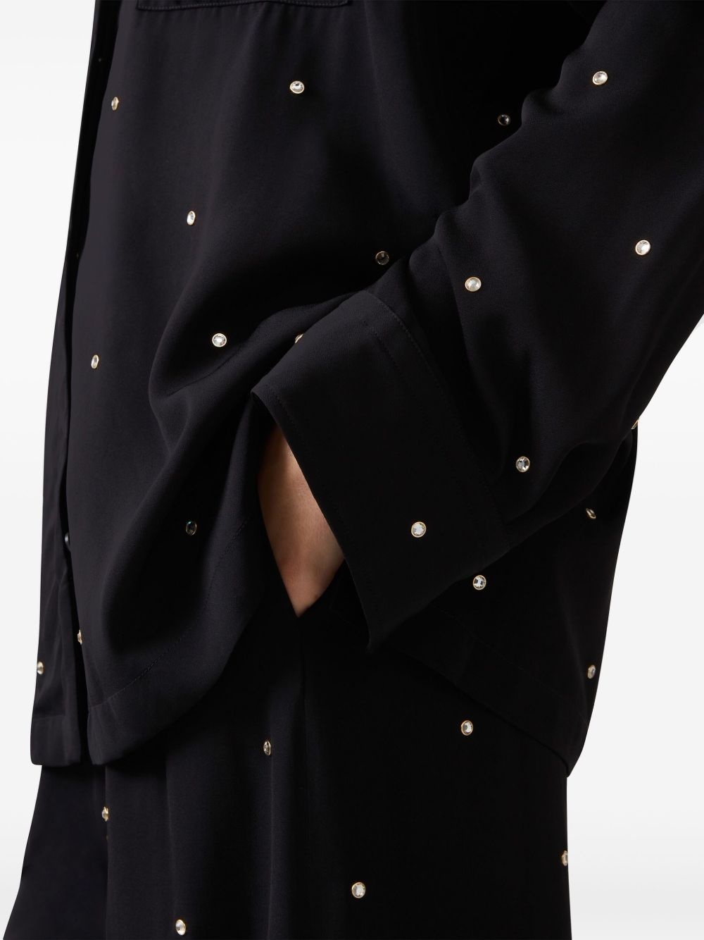crystal-embellished shirt - 6